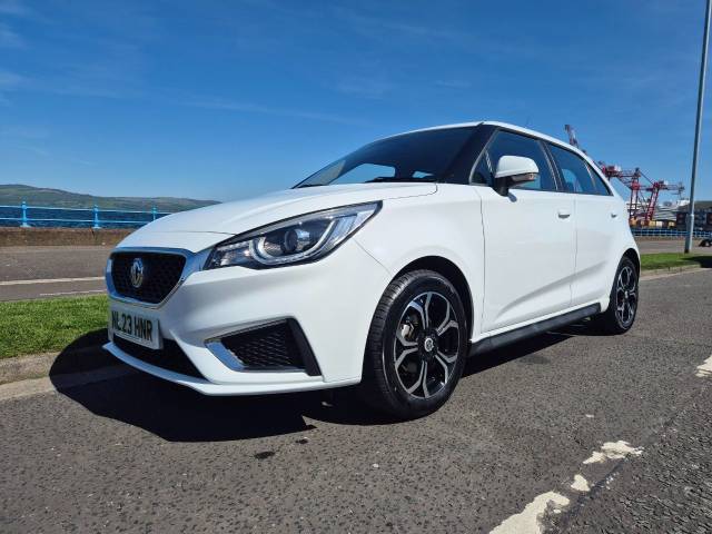 MG Motor UK MG3 1.5 VTi-TECH Exclusive 5dr [Navigation] Hatchback Petrol White