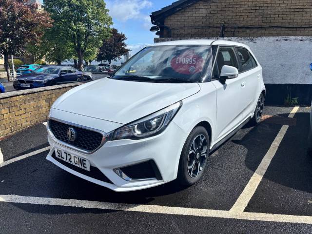 MG Motor UK MG3 1.5 VTi-TECH Exclusive 5dr [Navigation] Hatchback Petrol White