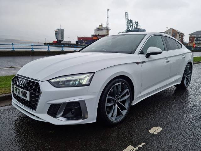 Audi A5 2.0 35 TDI S Line 5dr S Tronic Hatchback Diesel White