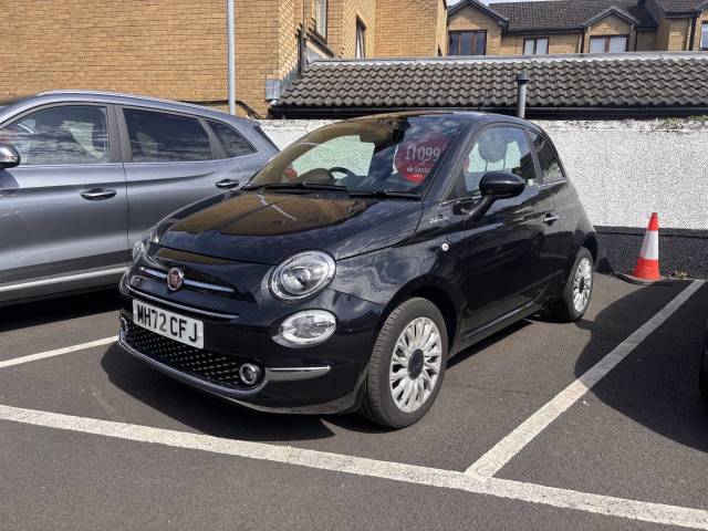 Fiat 500 1.0 Mild Hybrid Dolcevita [Part Leather] 3dr Hatchback Petrol Black