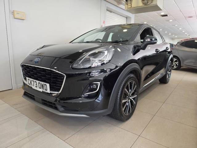 Ford Puma 1.0 EcoBoost Hybrid mHEV Titanium 5dr Hatchback Petrol Black