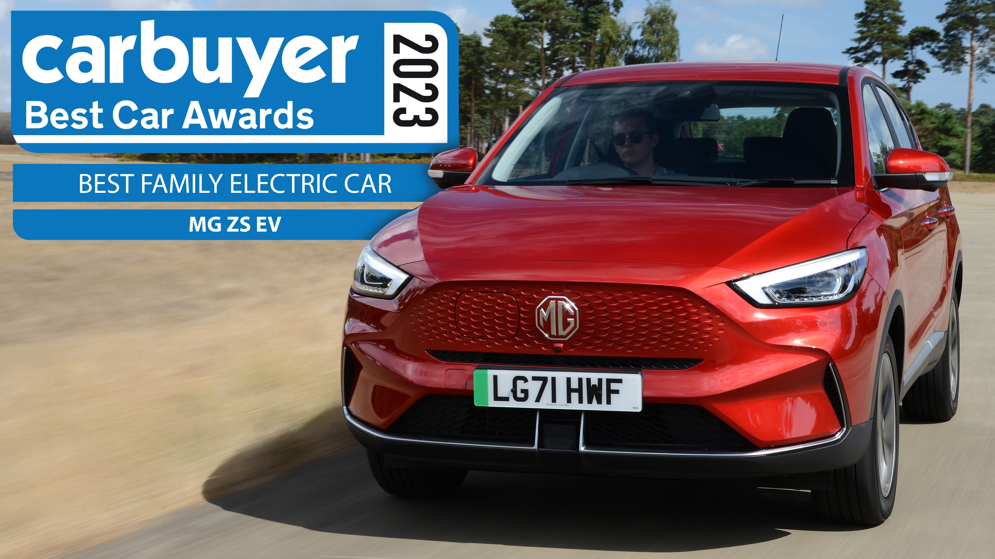 MG ZS EV named ‘Best Family Electric Car’ at 2023 Carbuyer Awards