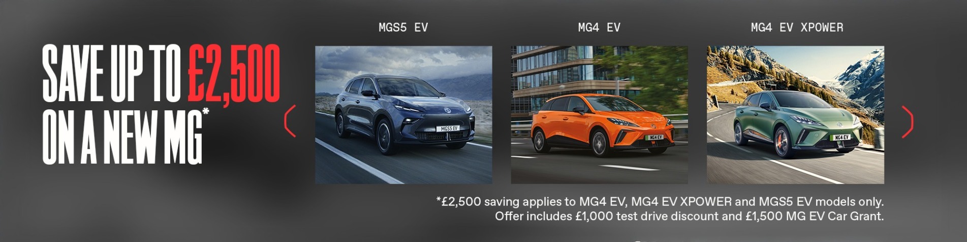 Q3 MG EV Banner